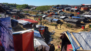 Flyktinglägret Cox's Bazar i Bangladesh.