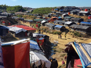 Flyktinglägret Cox's Bazar i Bangladesh.