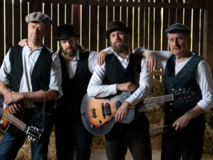 Musikgruppen American Hymns fyra medlemmar.