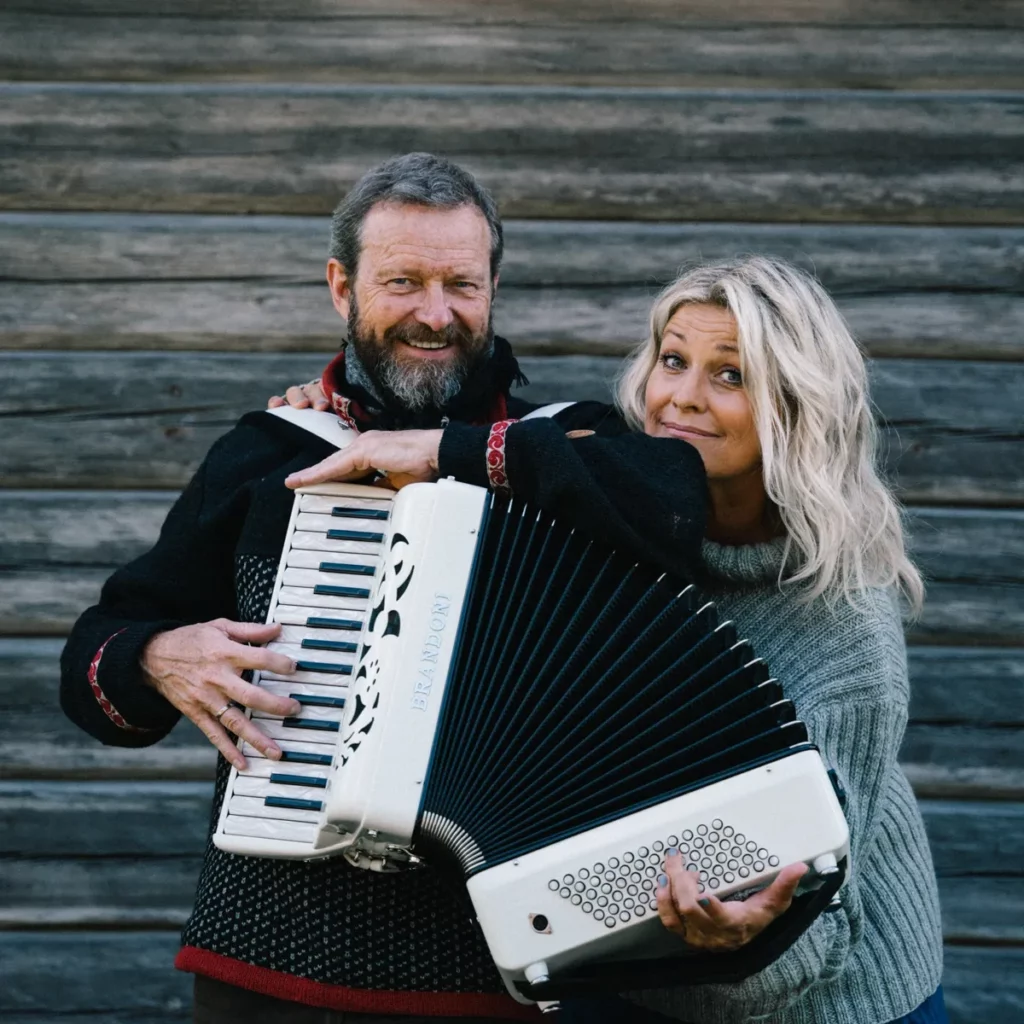 Tina Ahlin och Bengan Janson